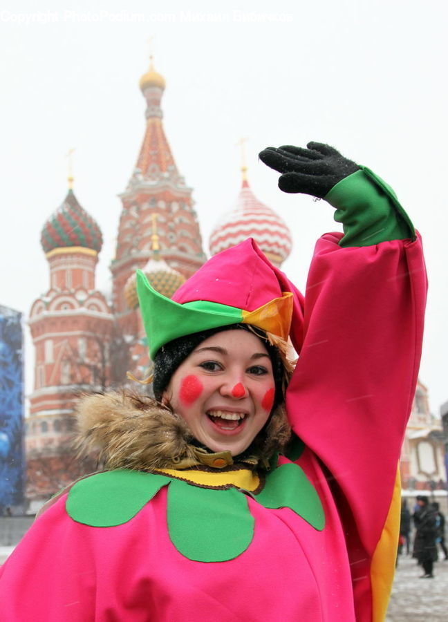 People, Person, Human, Clown, Performer, Carnival, Crowd