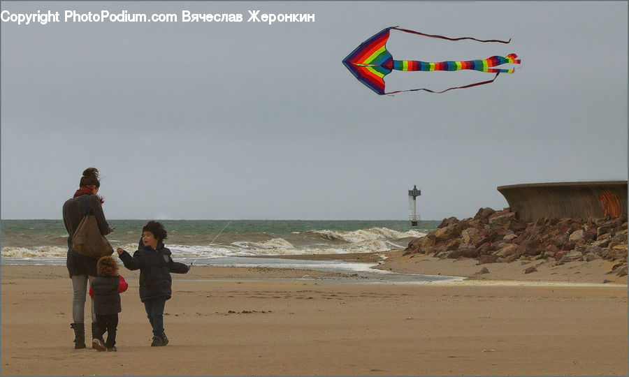People, Person, Human, Kite, Outdoors, Sand, Soil