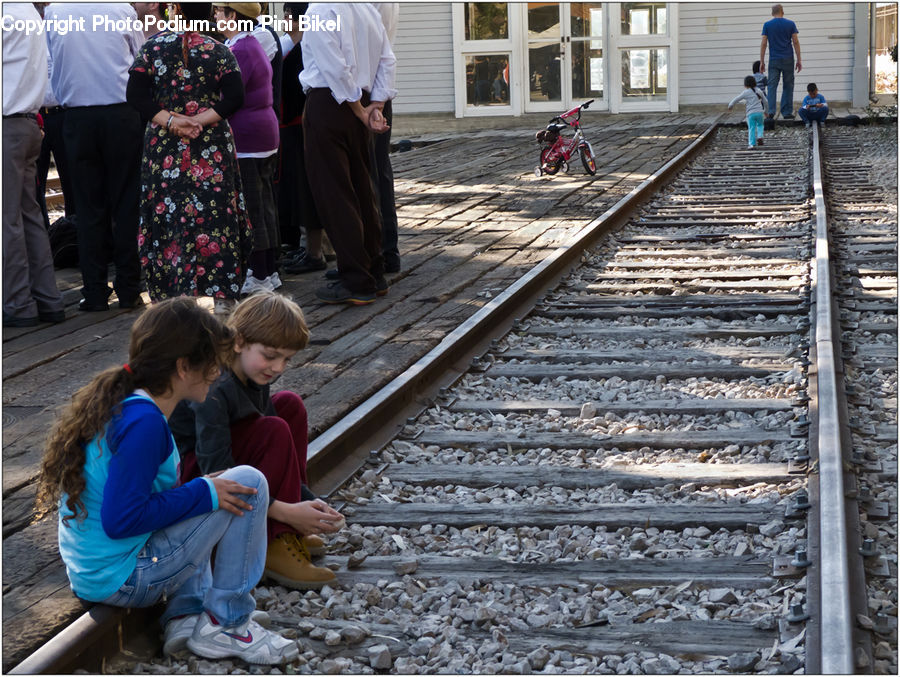 People, Person, Human, Rail, Train Track, Crowd, Leisure Activities