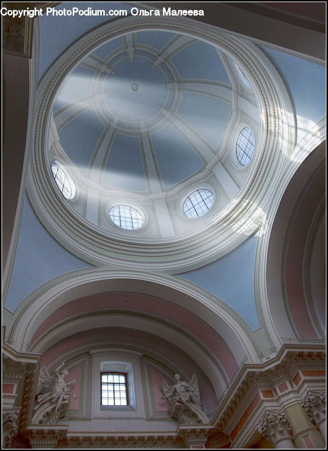 Architecture, Housing, Skylight, Window, Dome, Building, Cathedral