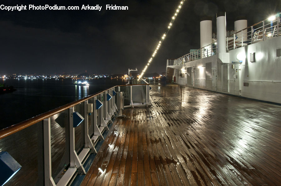Deck, Porch, Boardwalk, Path, Sidewalk, Walkway, Lighting