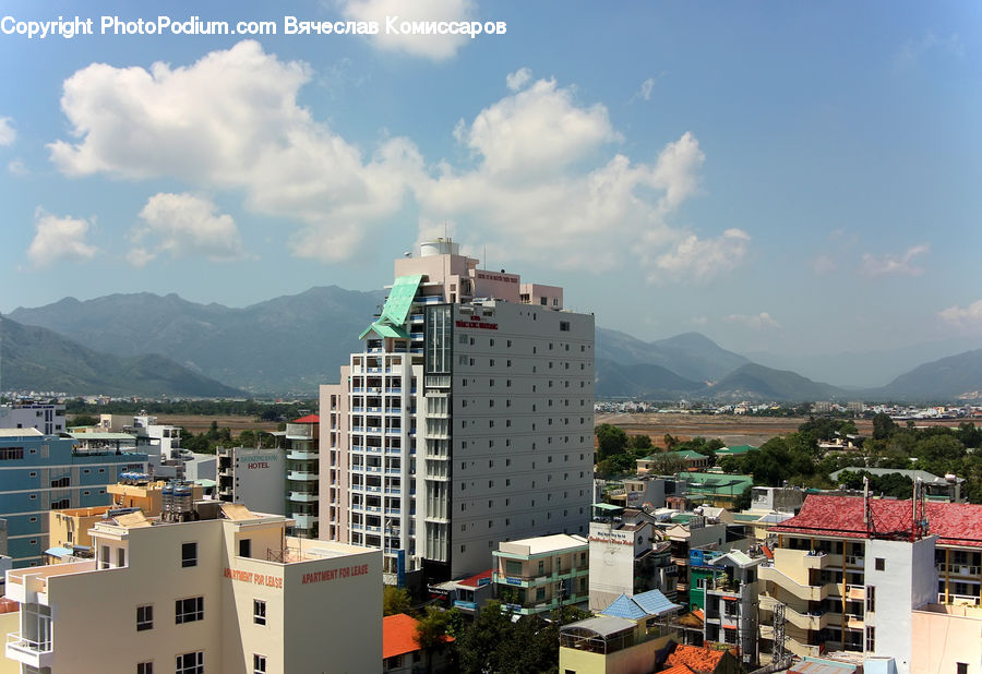 Building, Housing, Downtown, Neighborhood, Town, Apartment Building, High Rise