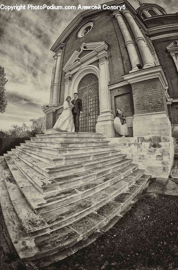 People, Person, Human, Wedding, Architecture, Cathedral, Church