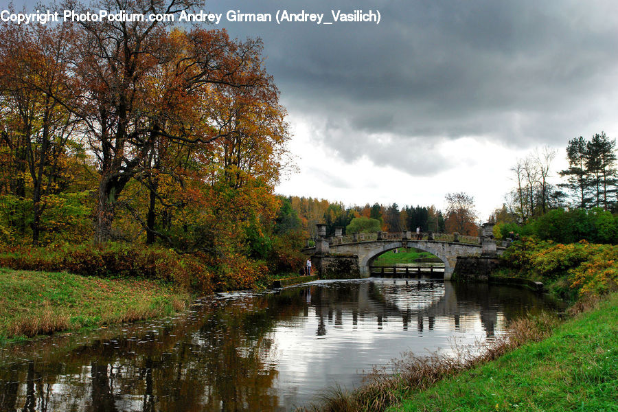 Canal, Outdoors, River, Water, Pond, Bridge, Landscape