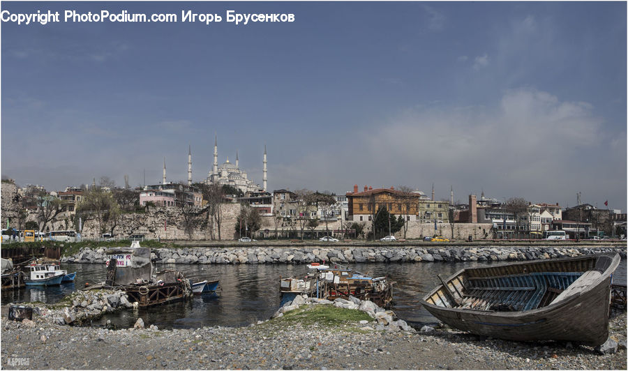 Architecture, Castle, Fort, Construction, Boat, Dinghy, Gondola