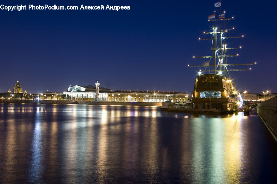 Parliament, Night, Outdoors, Architecture, Bell Tower, Clock Tower, Tower