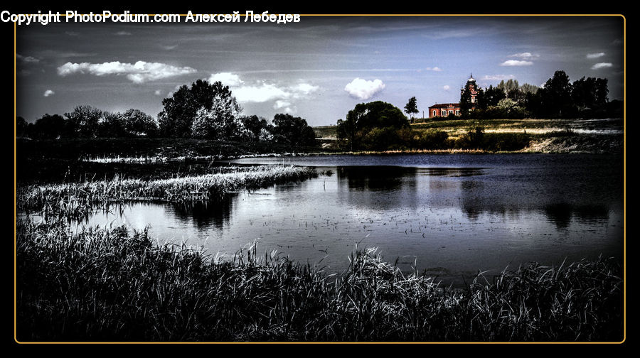 Building, Housing, Villa, Outdoors, River, Water, Cottage