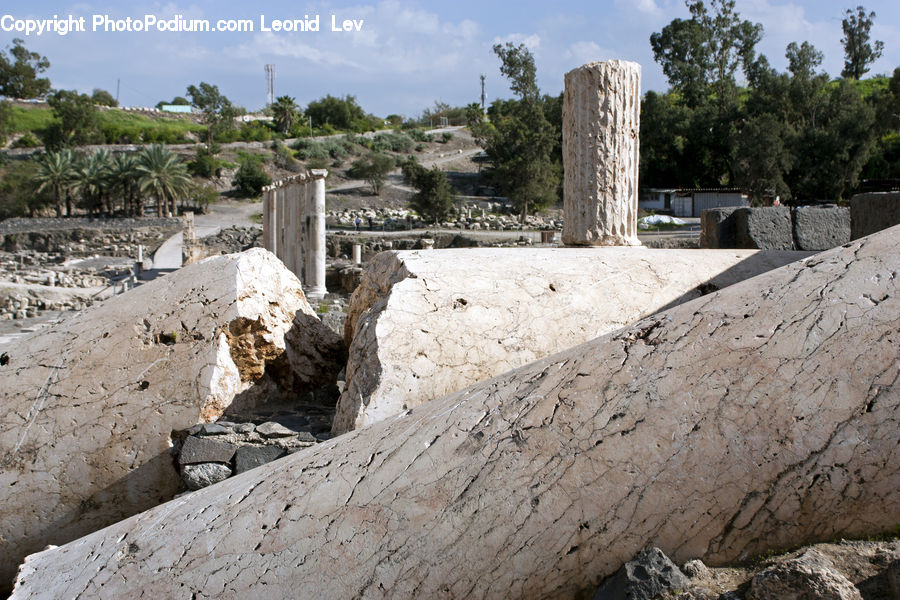Rock, Rubble, Tomb, Ancient Egypt, Outdoors, Ground, Soil