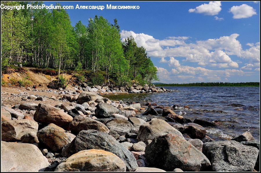 Rock, Coast, Outdoors, Sea, Water, Ground, Soil