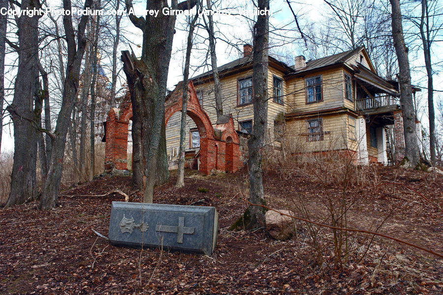 Brick, Building, Cottage, Housing, Soil, Ground, Architecture