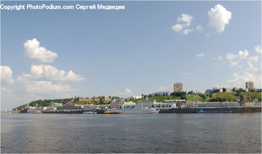 Harbor, Port, Waterfront, Dock, Cruise Ship, Ocean Liner, Ship