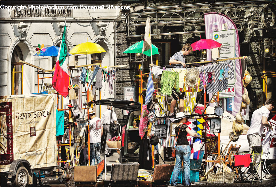 Umbrella, Bicycle, Bike, Vehicle, Collage, Poster, Shop