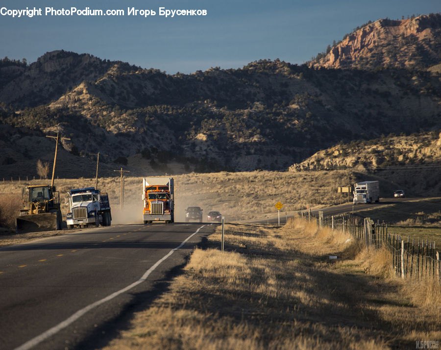 Dirt Road, Gravel, Road, Architecture, Housing, Monastery, Freeway