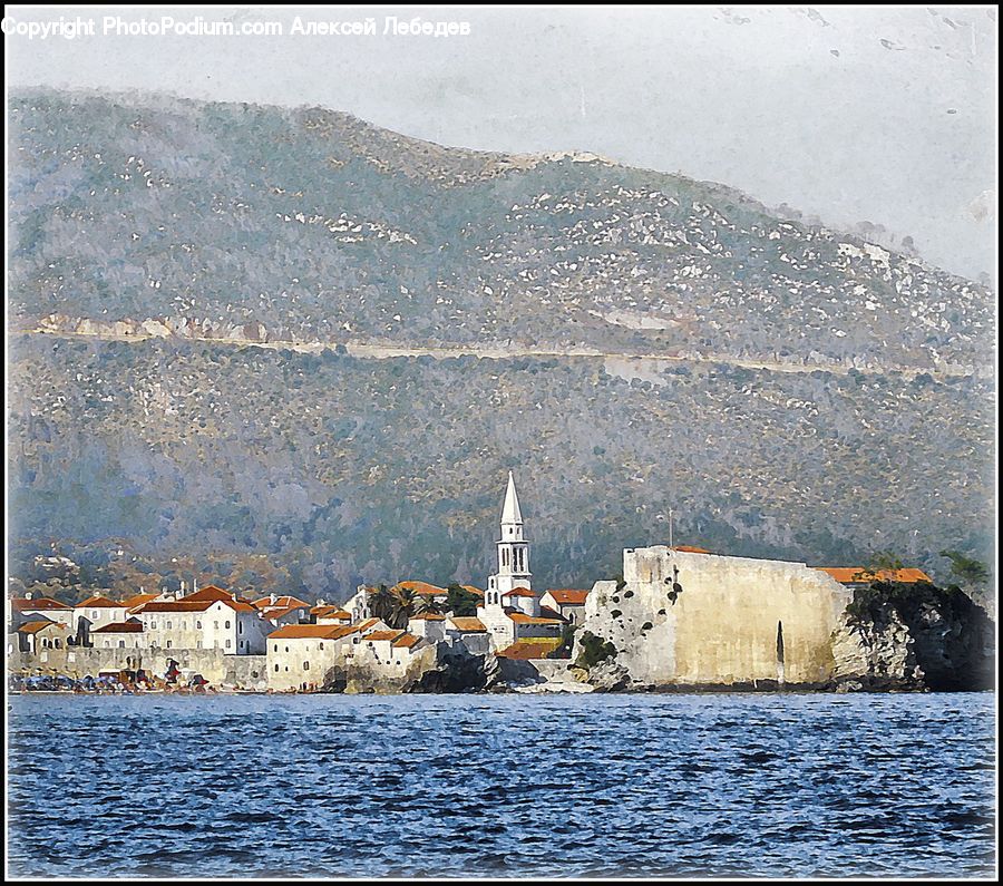 Classroom, Mail, Postcard, Architecture, Castle, Fort, Coast