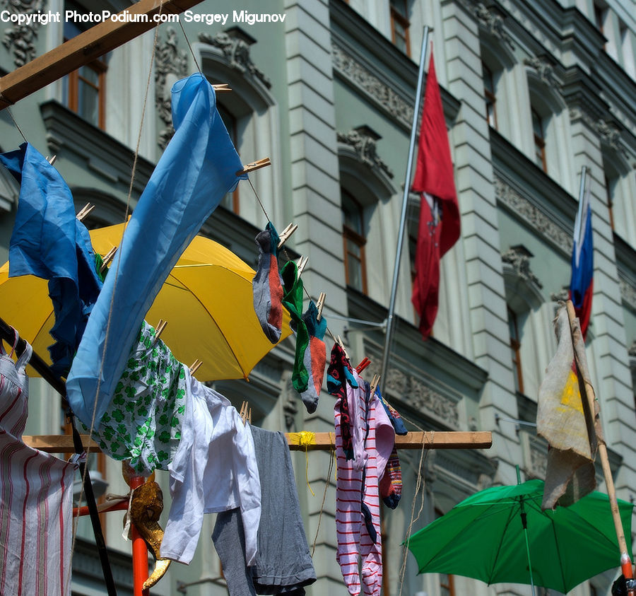 Umbrella, Carnival, Crowd, Festival, Parade, Emblem, Flag