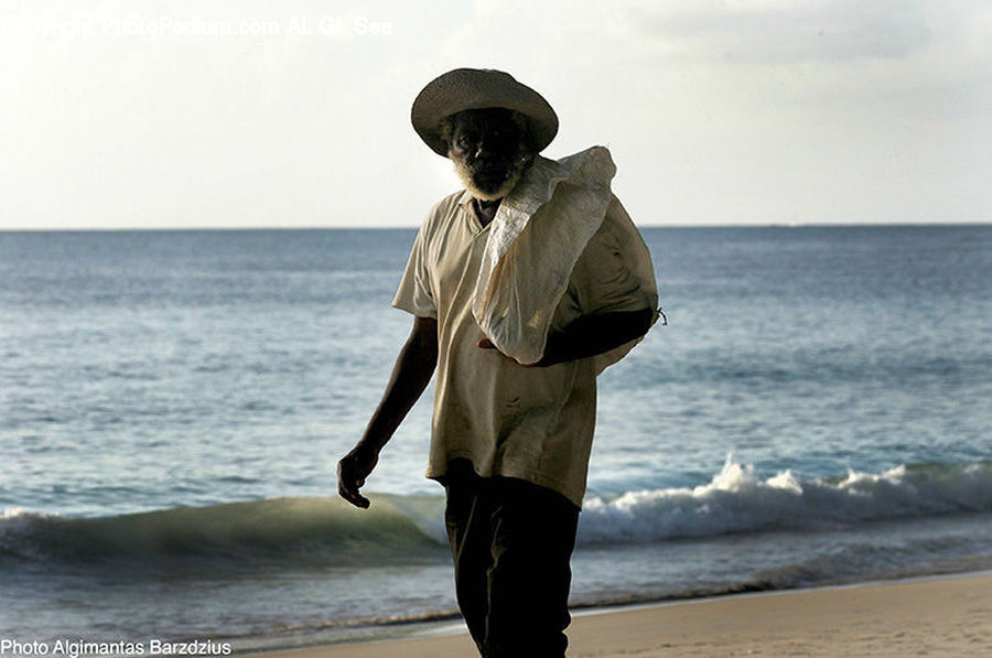 Human, People, Person, Cowboy Hat, Hat, Sun Hat, Beach