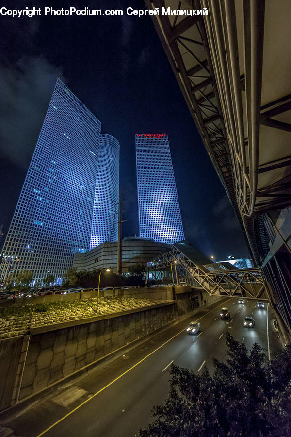 Architecture, City, Downtown, High Rise, Skyscraper, Convention Center, Building