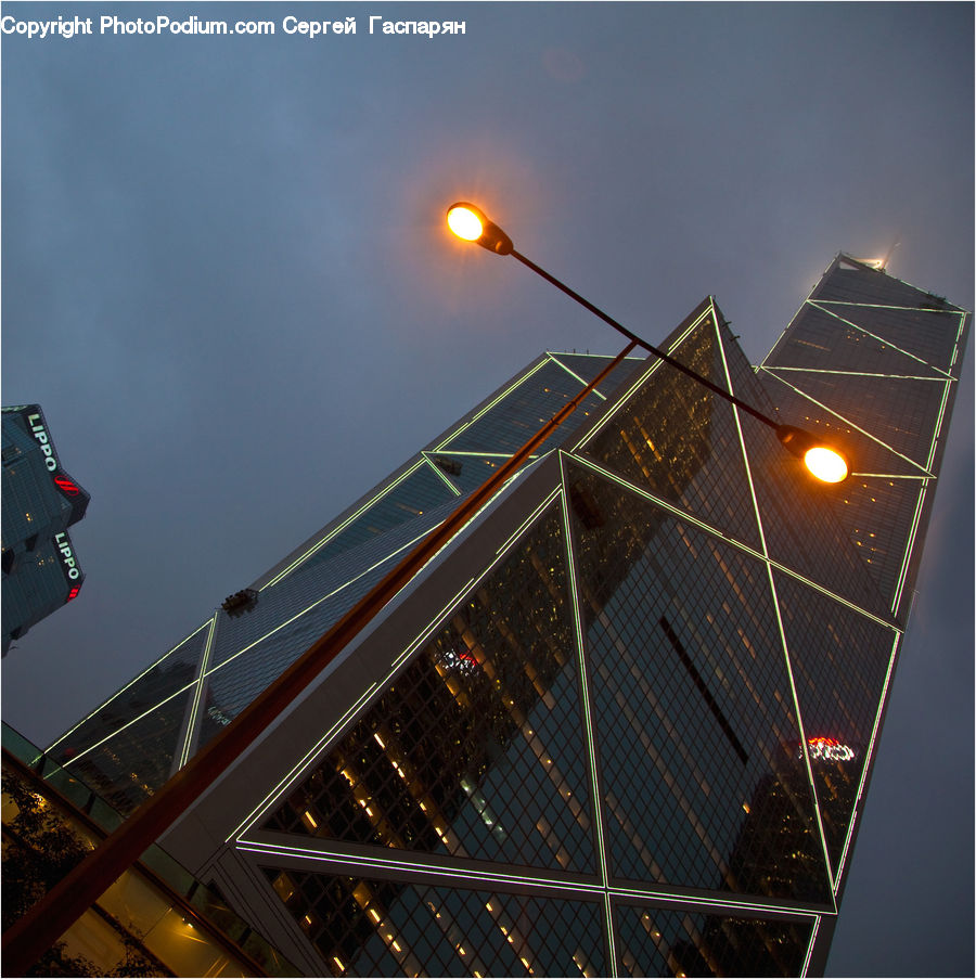 Building, Housing, Astronomy, Lunar Eclipse, Night, City, Downtown