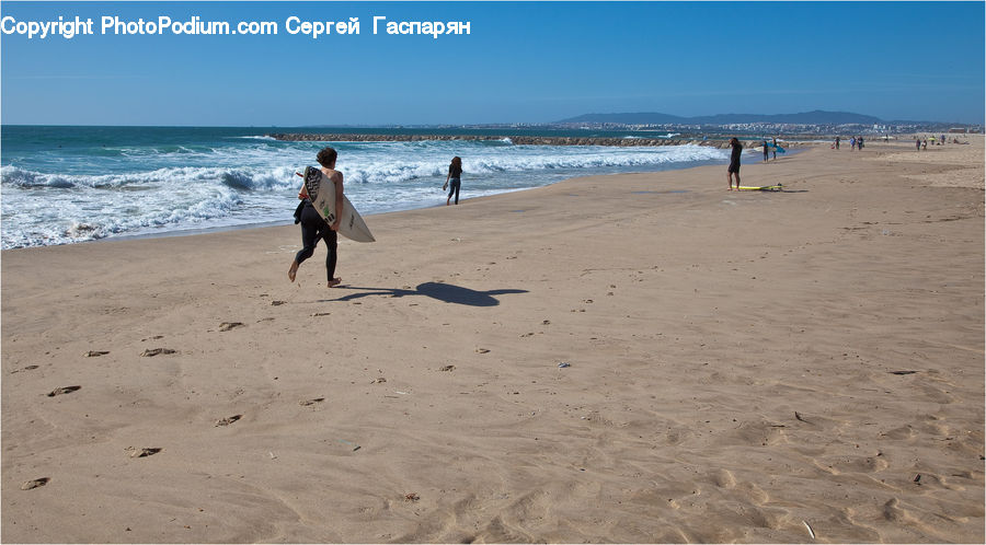 Beach, Coast, Outdoors, Sea, Water, Sand, Soil