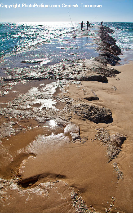 Mud, Soil, Beach, Coast, Outdoors, Sea, Water