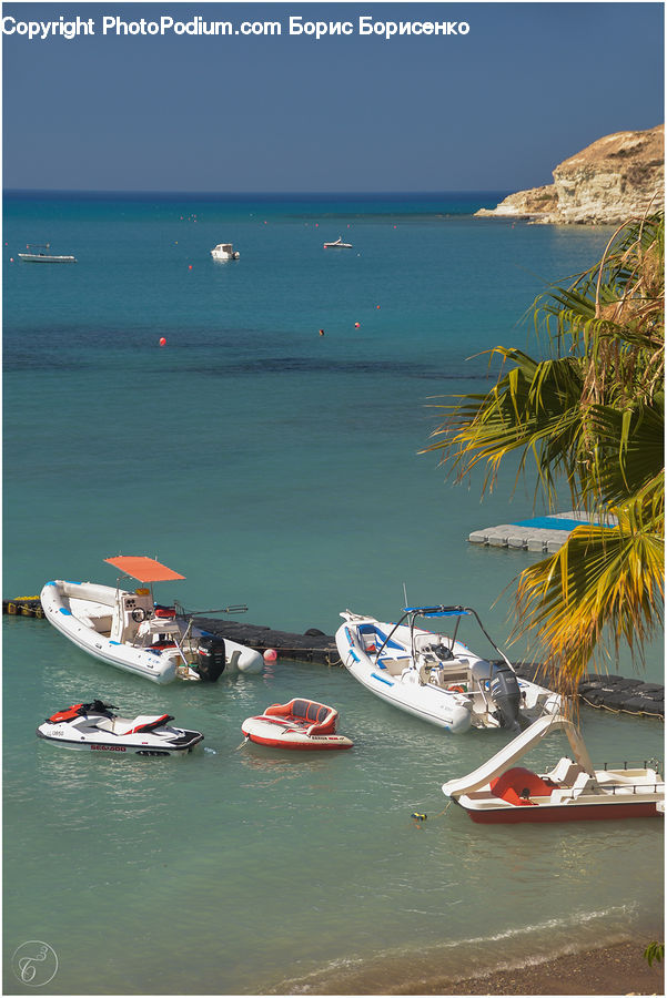 Boat, Watercraft, Beach, Coast, Outdoors, Sea, Water