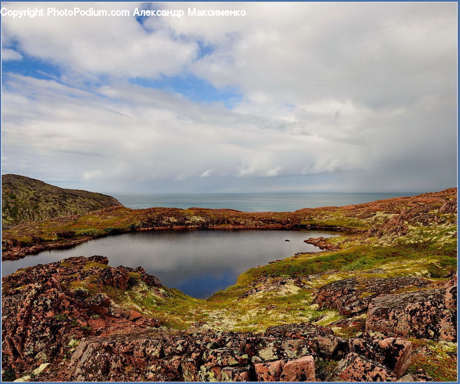 Promontory, Landscape, Nature, Scenery, Moss, Plant, Coast