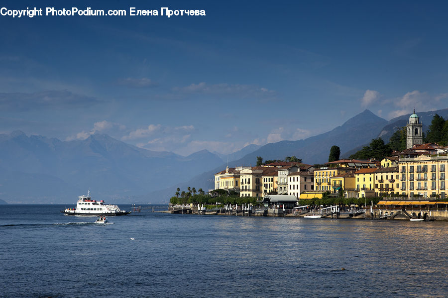 Waterfront, Cruise Ship, Ocean Liner, Ship, Vessel, Building, Downtown