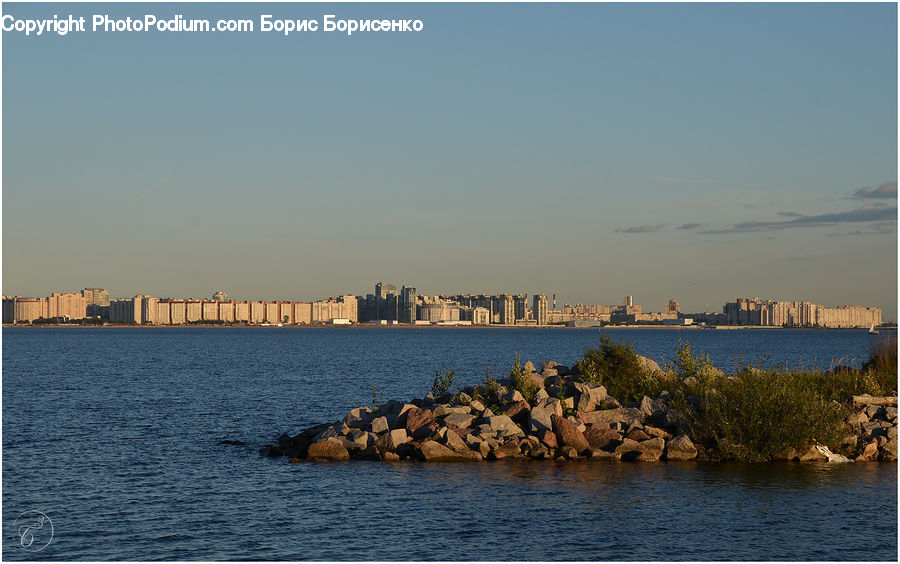 Coast, Outdoors, Sea, Water, City, Downtown, Urban