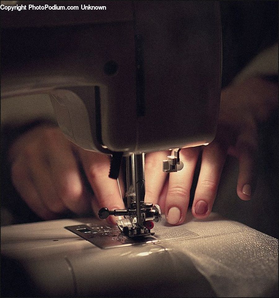 Sewing, Sewing Machine, People, Person, Human