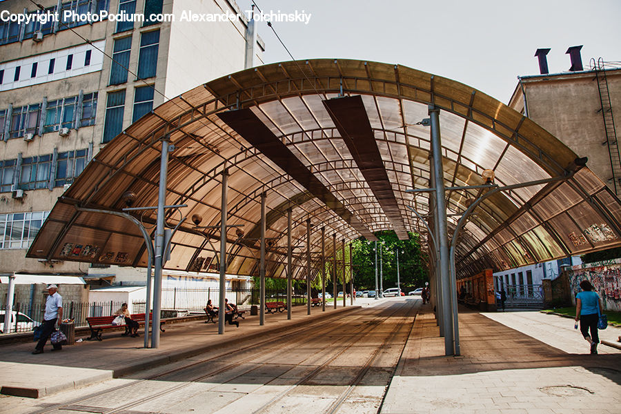 Canopy, Boardwalk, Path, Pavement, Sidewalk, Walkway, Architecture