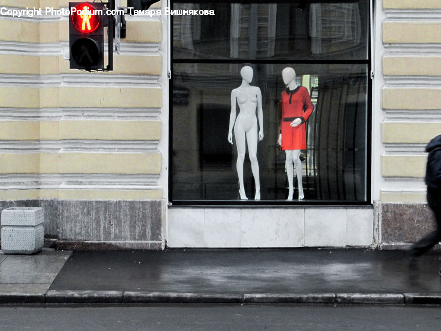 Light, Traffic Light, People, Person, Human, Figurine, Mannequin