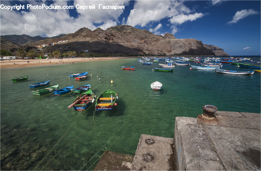 Boat, Watercraft, Beach, Coast, Outdoors, Sea, Water