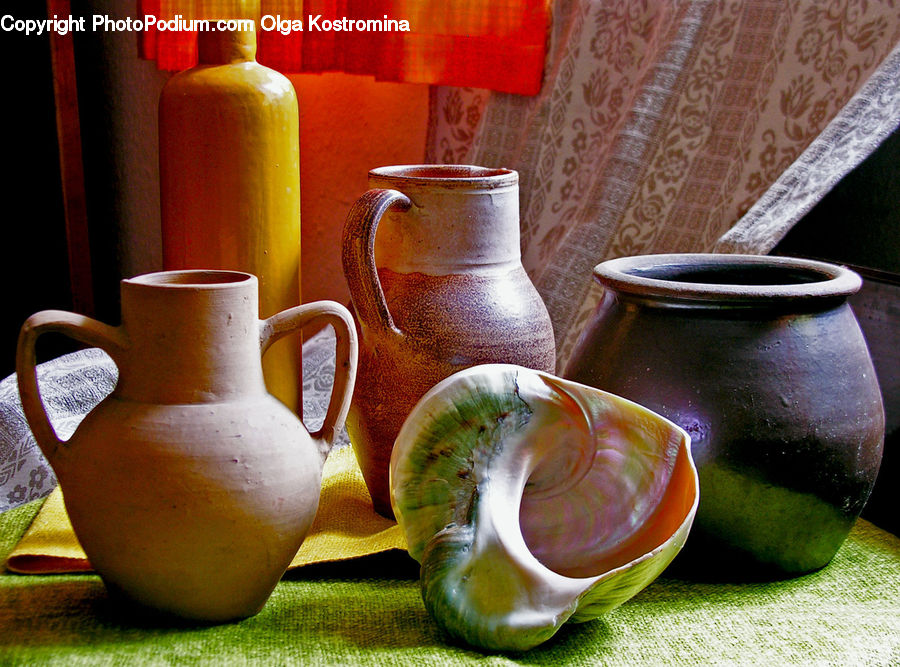Glass, Goblet, Pot, Pottery, Jug, Pitcher, Coffee Cup
