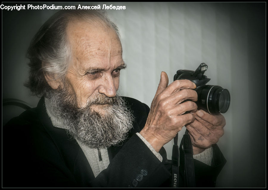 People, Person, Human, Beard, Hair, Photographer, Camera