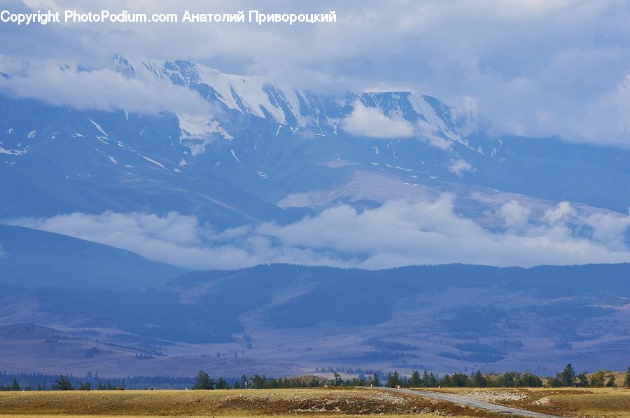 Field, Grass, Grassland, Land, Outdoors, Mountain, Mountain Range