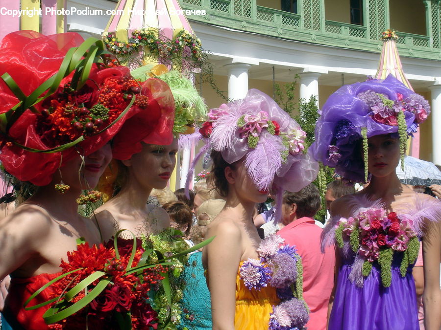 People, Person, Human, Lei, Bridesmaid, Carnival, Crowd