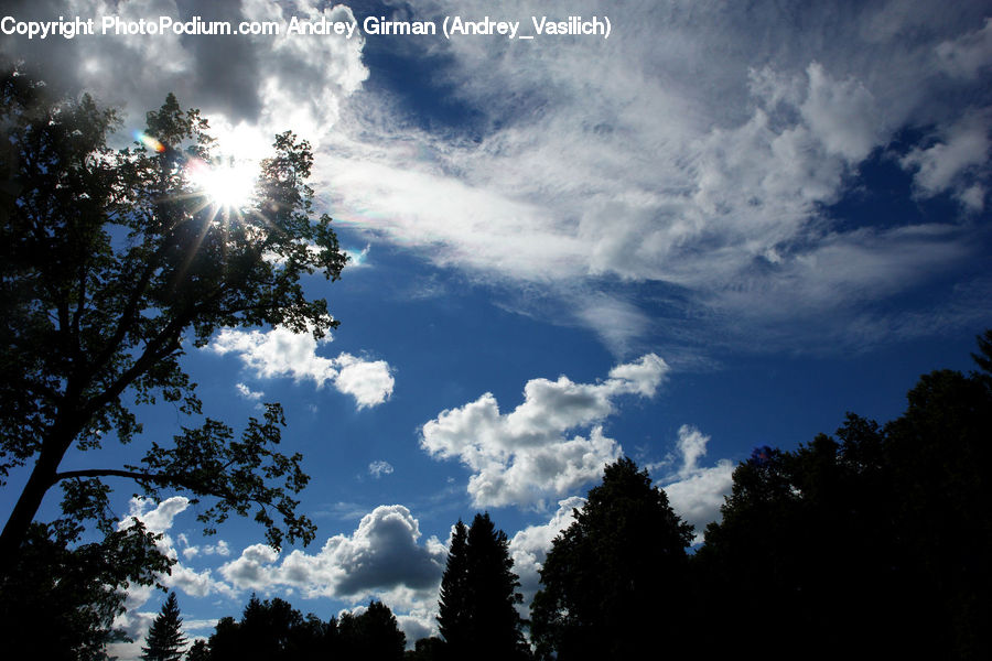 Azure Sky, Cloud, Outdoors, Sky, Cumulus, Landscape, Nature