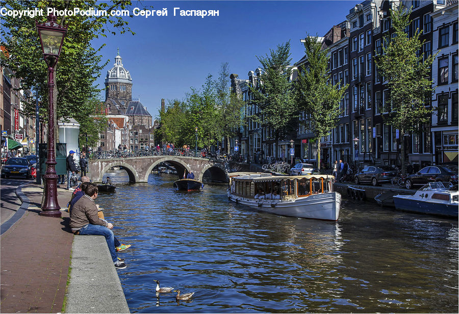 Boat, Watercraft, Canal, Outdoors, River, Water, Gondola