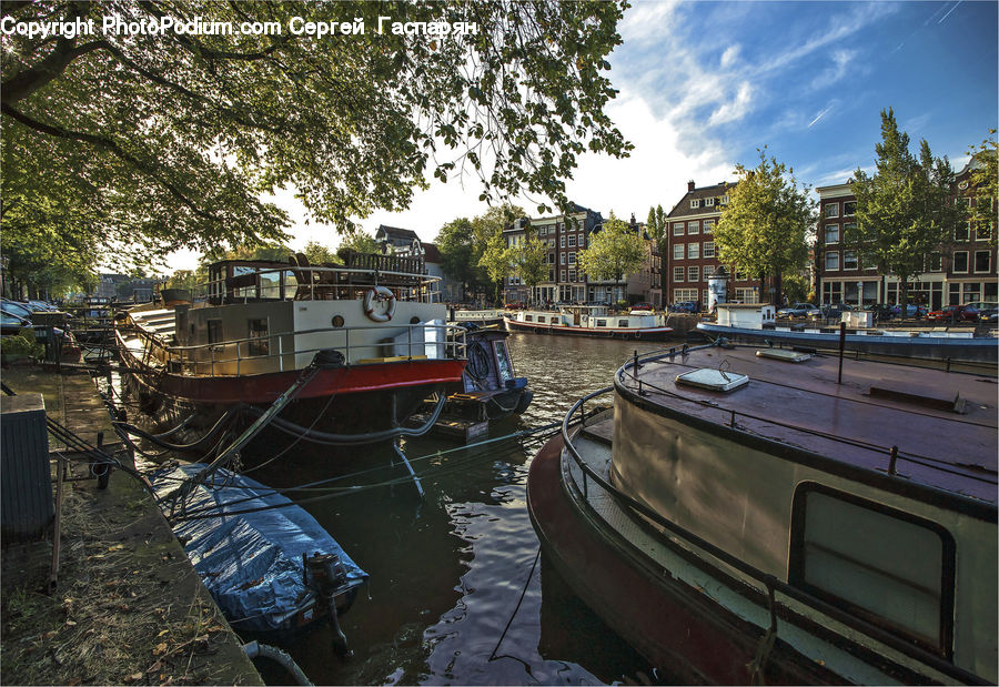 Boat, Watercraft, Canal, Outdoors, River, Water, Dinghy