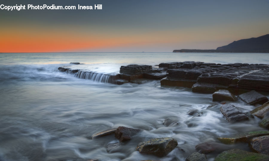 Coast, Outdoors, Sea, Water, Ocean, Sea Waves, Creek