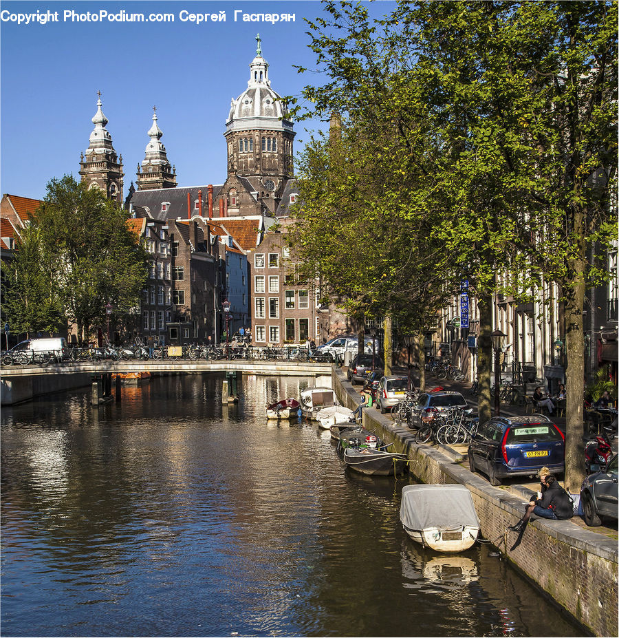 Canal, Outdoors, River, Water, Boat, Watercraft, Bazaar