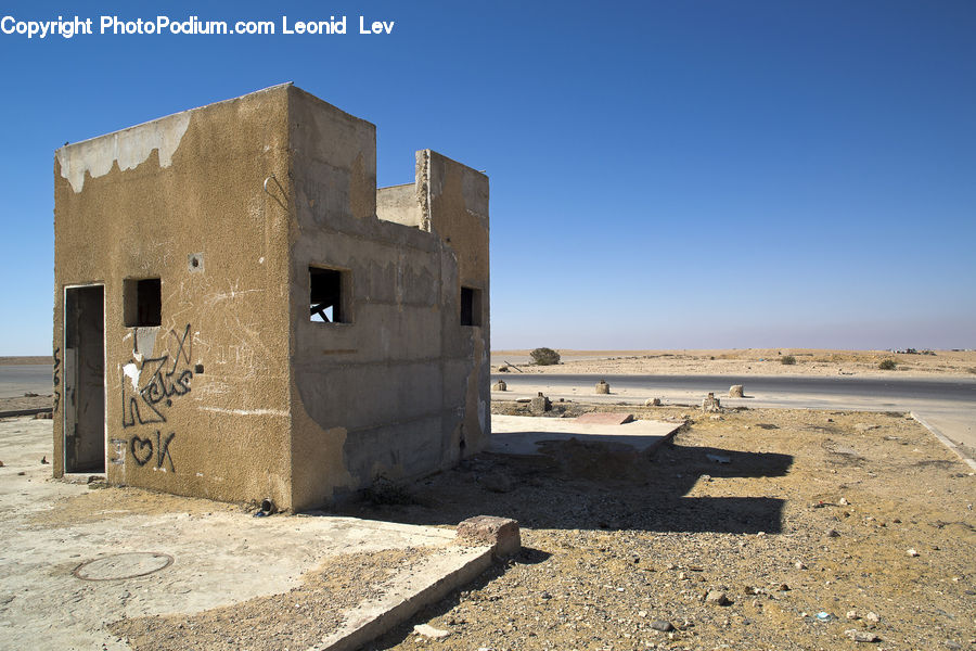 Bunker, Castle, Fort, Ancient Egypt, Ruins, Cabin, Hut