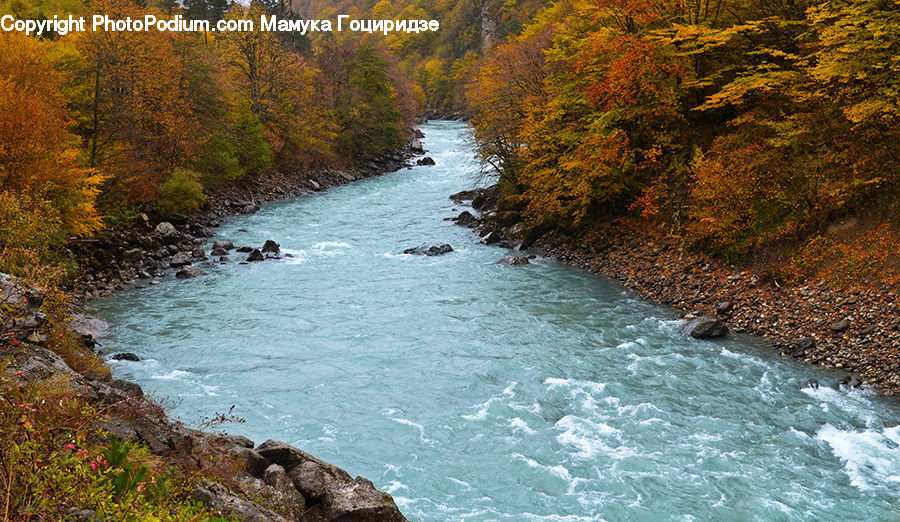 Creek, Outdoors, River, Water, Cliff, Rock, Sea