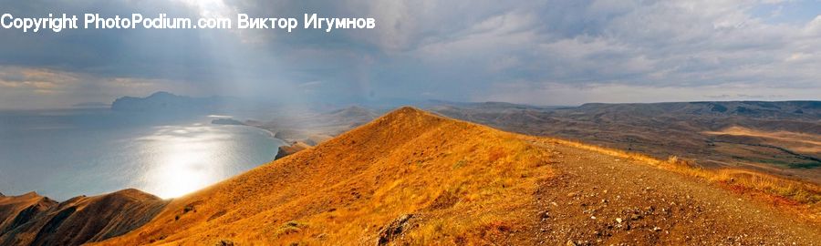 Mountain, Mountain Range, Outdoors, Crest, Peak, Basin, Dirt Road