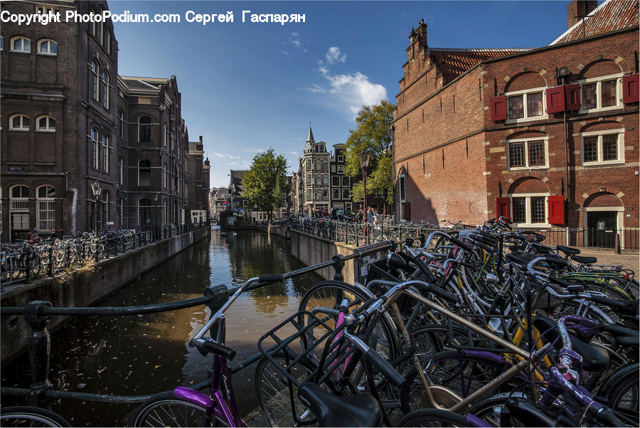 Bicycle, Bike, Vehicle, Canal, Outdoors, River, Water