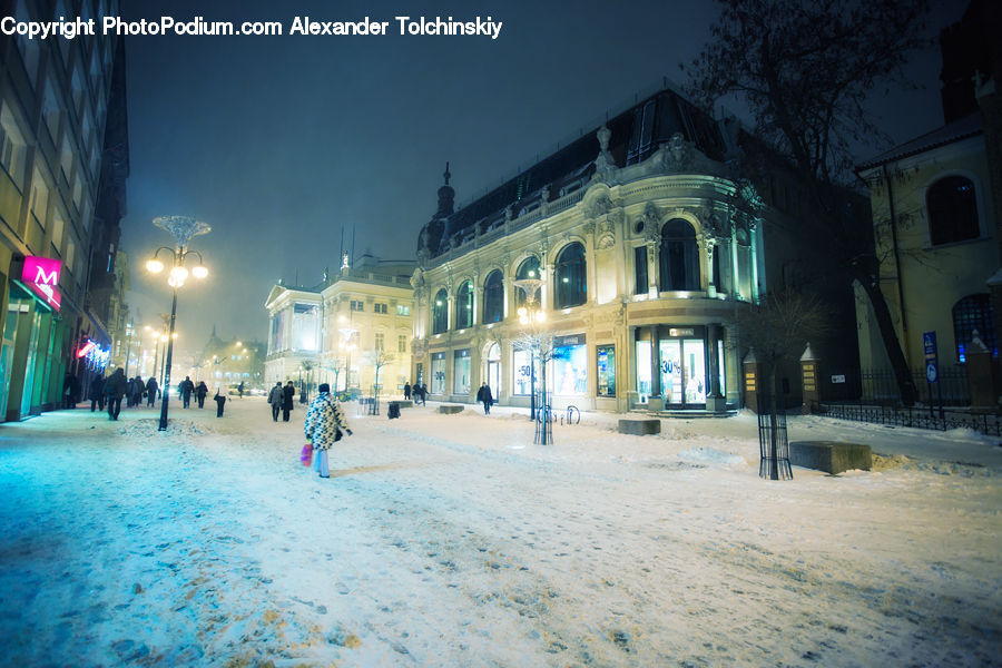 Architecture, Downtown, Plaza, Town, Town Square, Alley, Alleyway