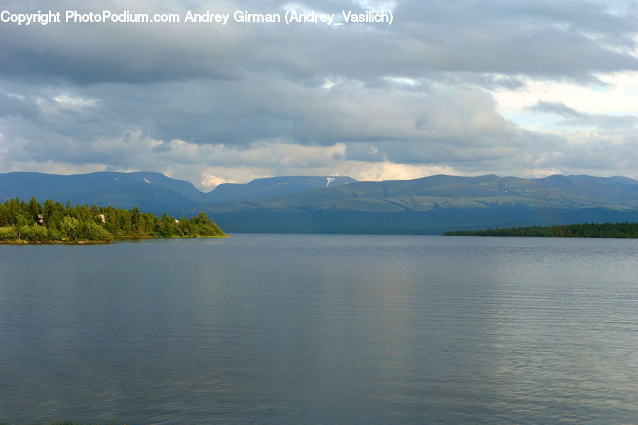 Lake, Outdoors, Water, Cloud, Cumulus, Sky, Azure Sky