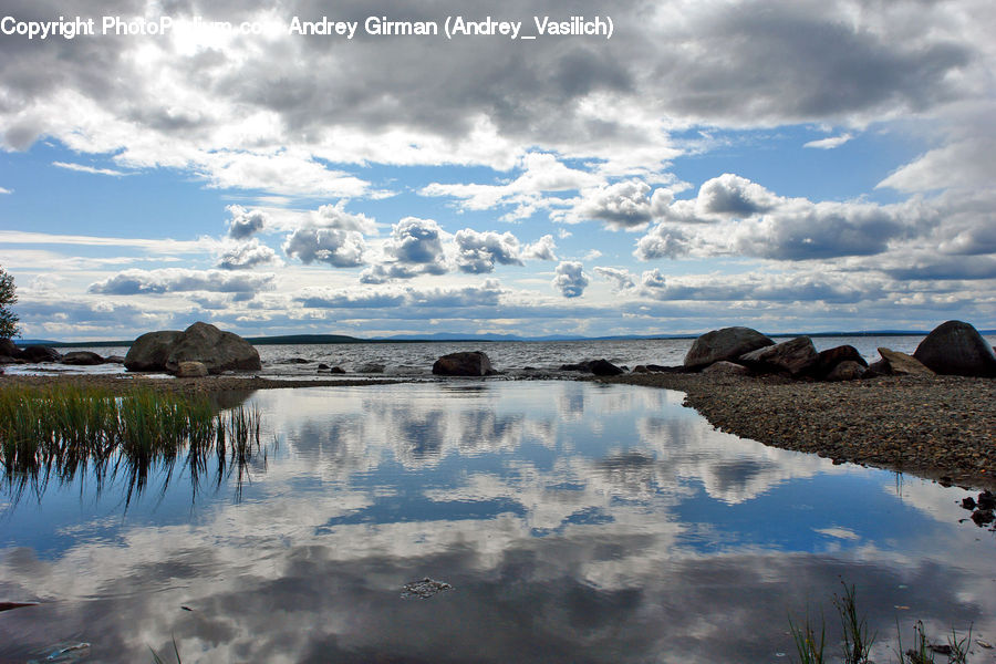 Lagoon, Lake, Outdoors, Water, Azure Sky, Cloud, Sky