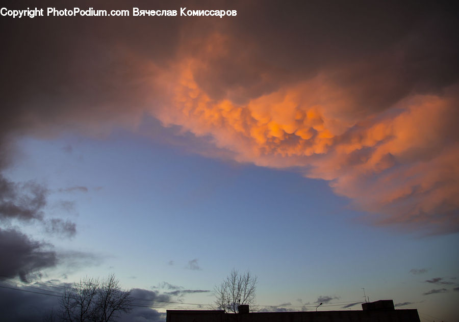 Azure Sky, Cloud, Outdoors, Sky, Cumulus, Dawn, Dusk