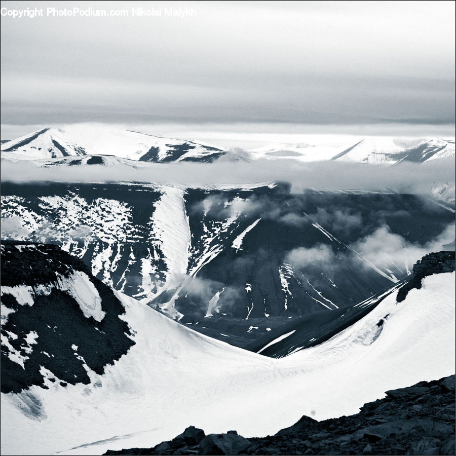 Alps, Crest, Mountain, Peak, Arctic, Glacier, Ice